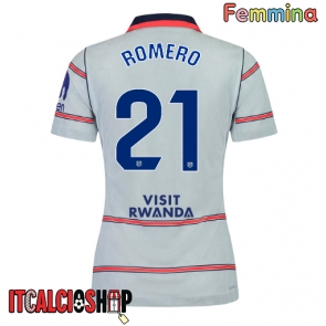 Atletico Madrid Cristian Romero #21 Terza Maglia Femmina 2026-27 Manica Corta